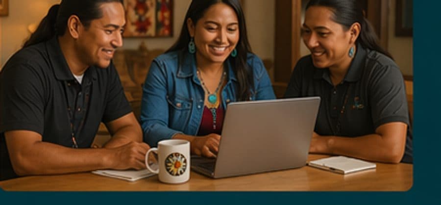 Tribal professionals collaborating